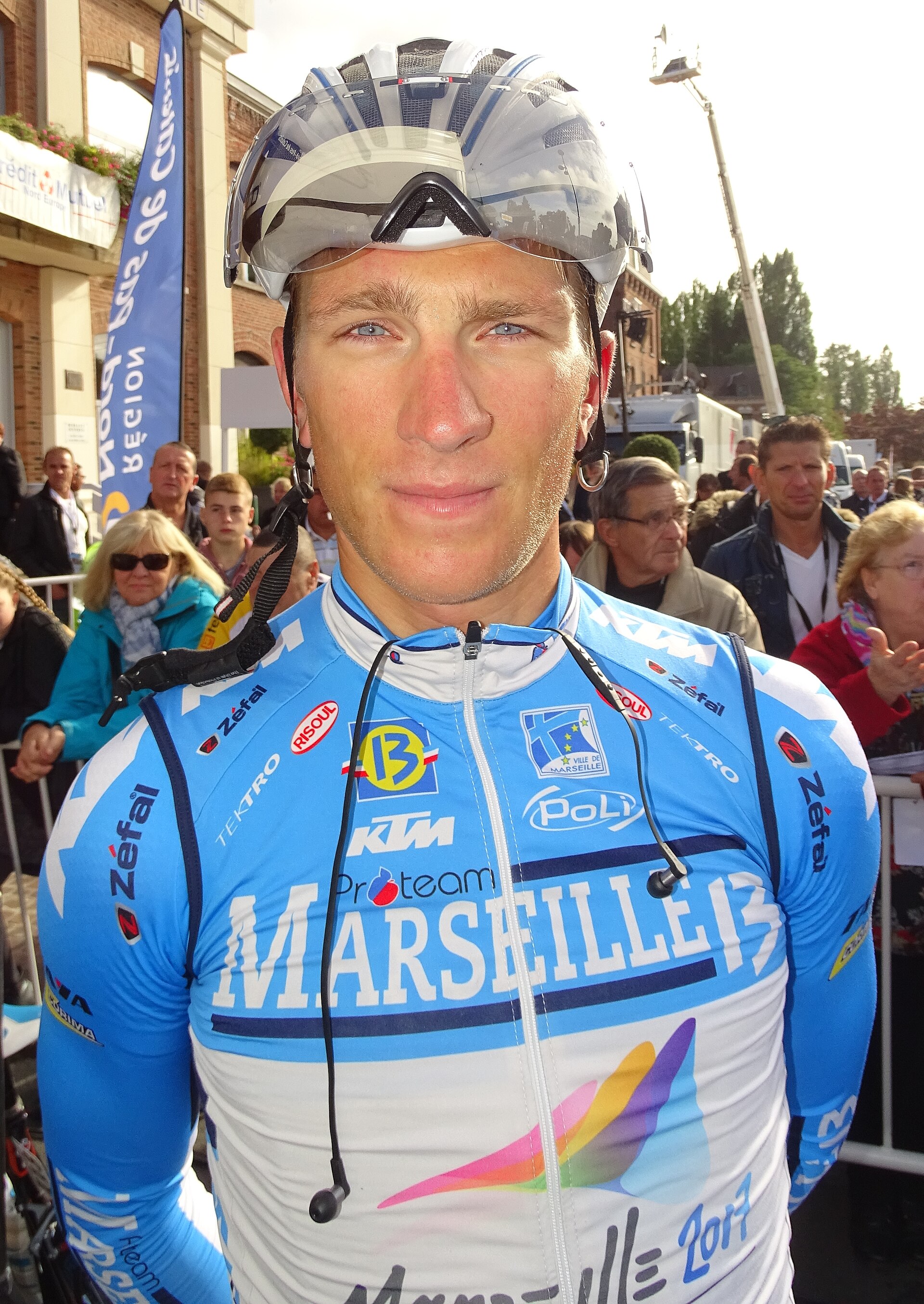 Imagem de referência de Evaldas Šiškevicius, descrito nos dados abertos como ciclista lituano