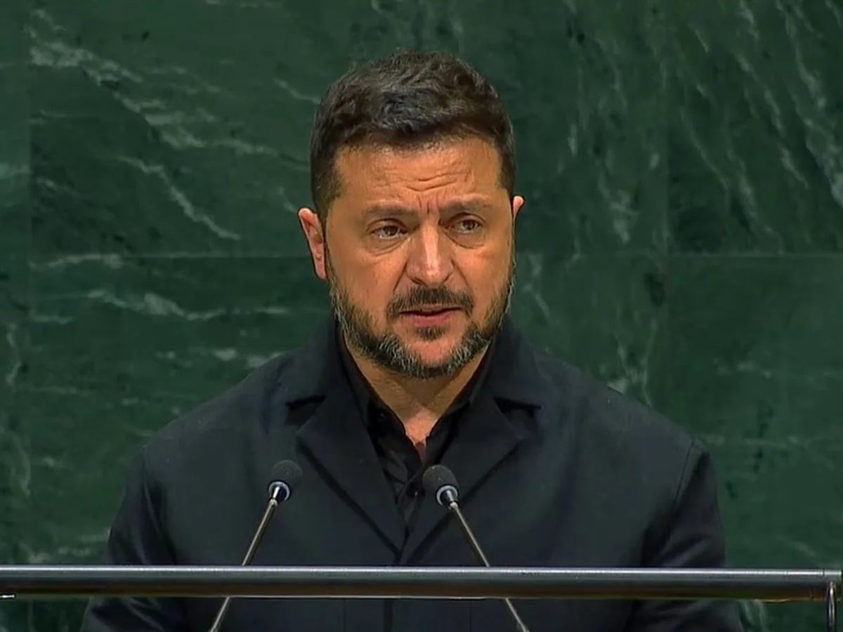ONU: Zelensky acusa Putin de ser a raiz da guerra e que "deve ser parado"