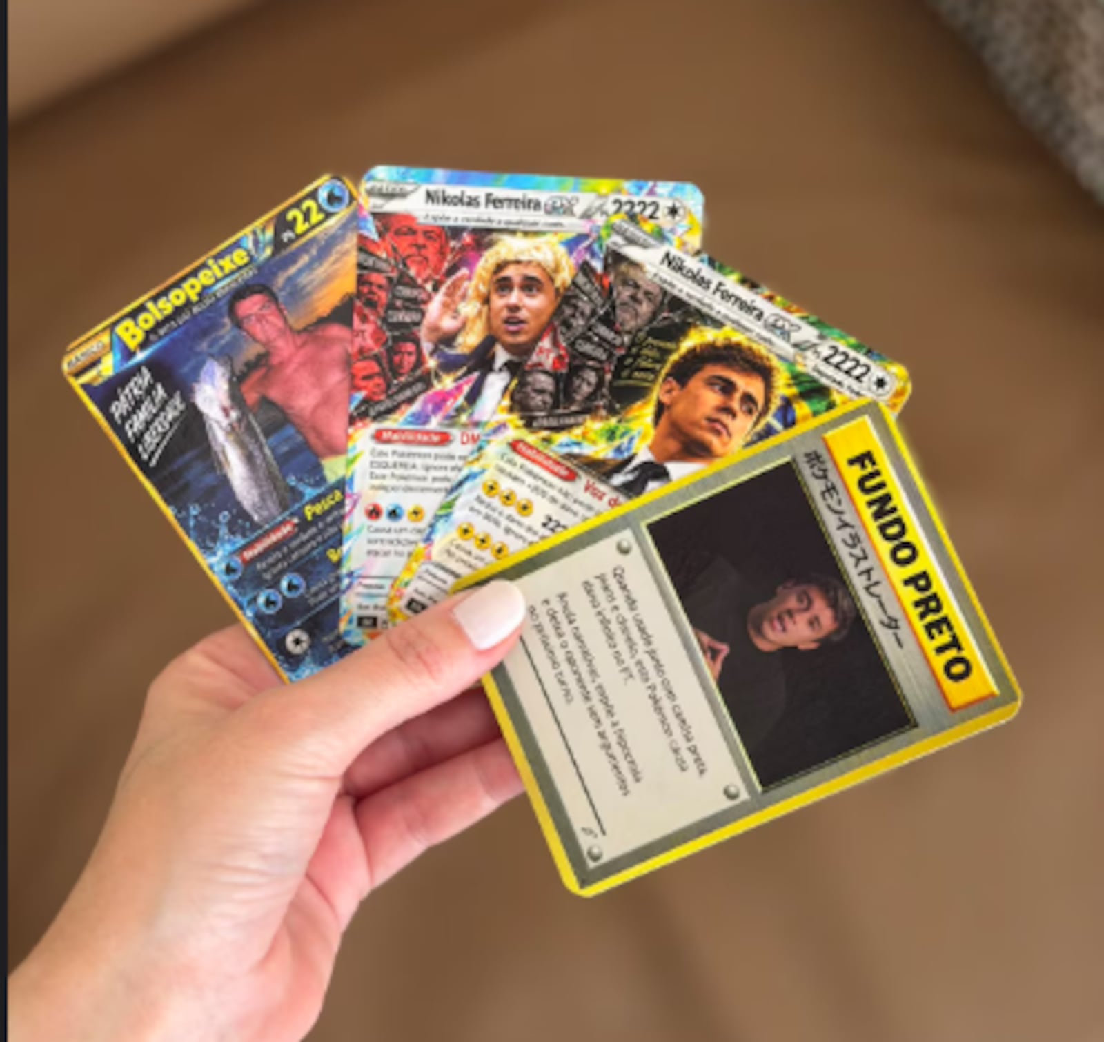 Decisão determina a suspensão de cards colecionáveis inspirados no jogo de cartas da franquia Pokémon Reprodução/ Nikolas Ferreira
