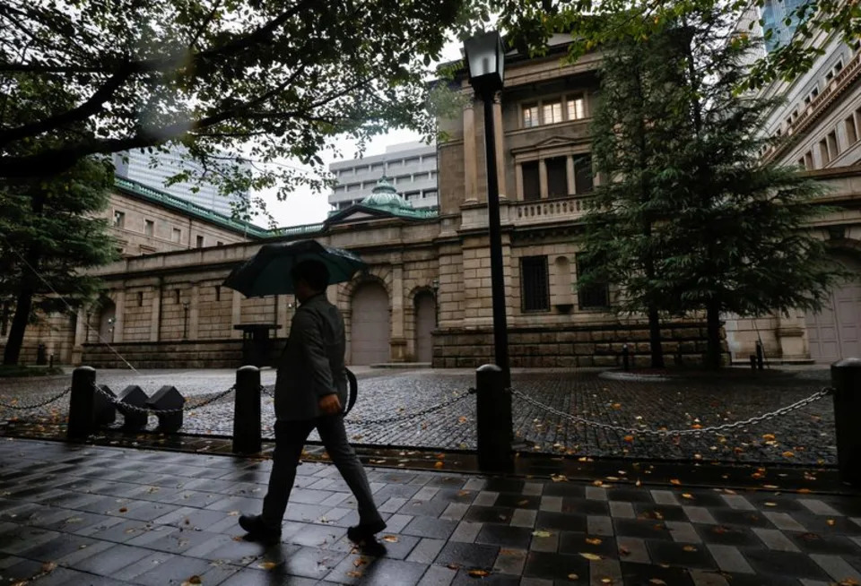 A man walks in front of the Bank of Japan headquarters in Tokyo, Japan, September 16, 2026. REUTERS/Manami Yamada · Reuters