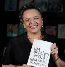 Ana Maria Gonçalves é a primeira mulher negra a ocupar uma cadeira da Academia Brasileira de Letras (ABL) Foto: Tânia Rêgo/Agência Brasil