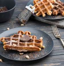 Waffle de tapioca. Foto: SaúdeLAB