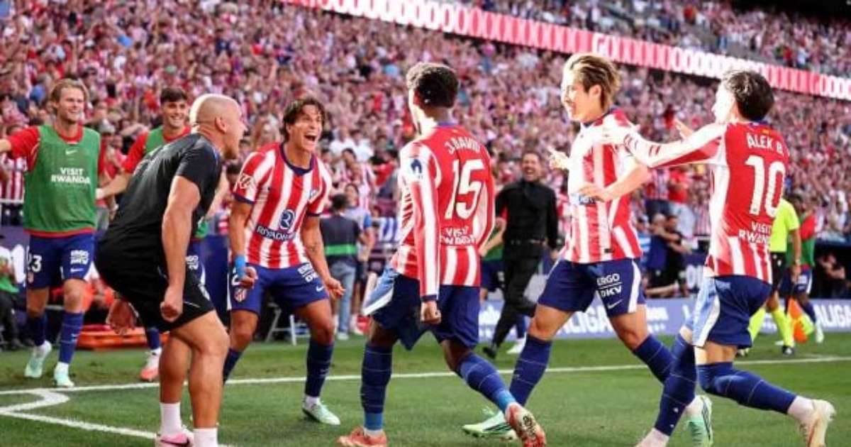 Atlético aproveita um a mais e derrota o Real Madrid por La Liga