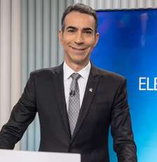 Âncora do 'JN', César Tralli será o mediador do debate presidencial na Globo Foto: Reprodução