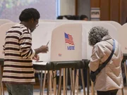 cidadãos votaram para as eleições presidenciais dos EUA de 2024 em Maryland