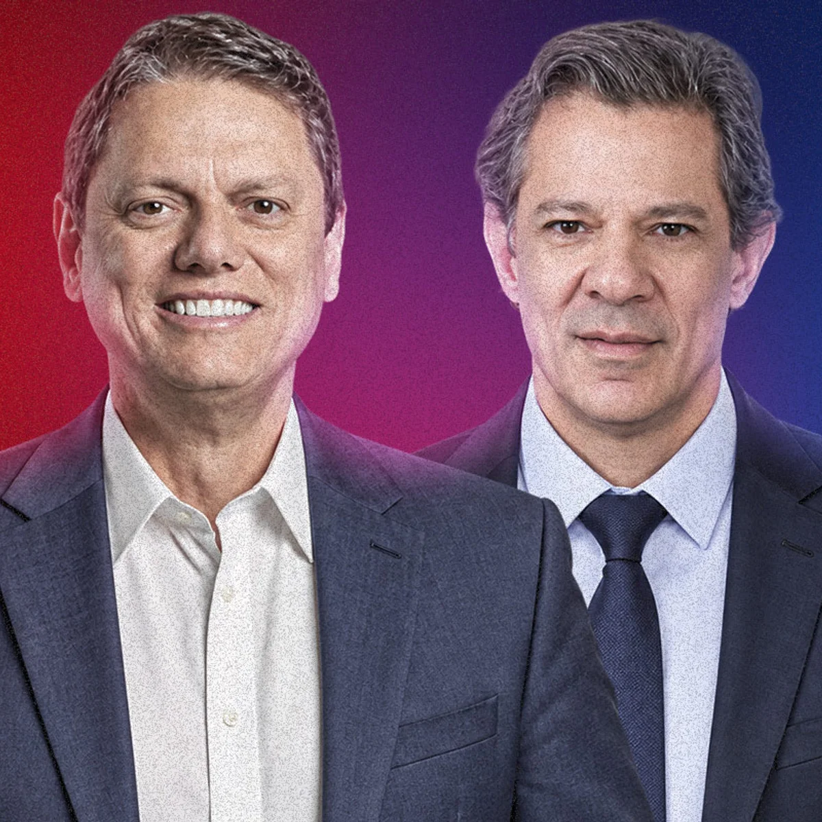 Real Time Big Data indica vitória de Tarcísio sobre Haddad no 1º turno