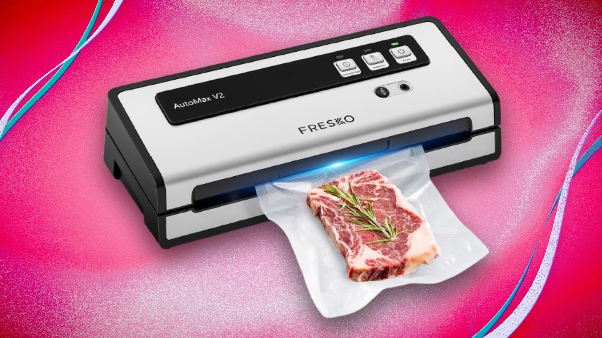 Por que esperar o Prime Day quando esta máquina seladora a vácuo Fresko custa apenas US$ 50 hoje?