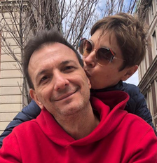 Renata Lo Prete e o marido Melchiades Filho Foto: Reprodução/Instagram