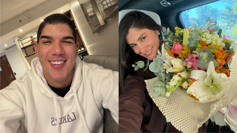 Zé Vaqueiro surpreende a ex-mulher com buquê de flores e ganha declaração: 'Eu o amo'