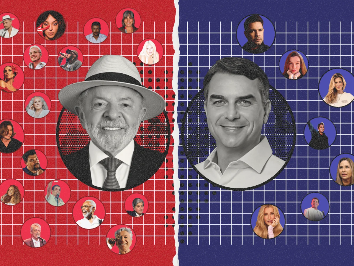 Infográfico: veja famosos que declararam apoio aos candidatos à Presidência