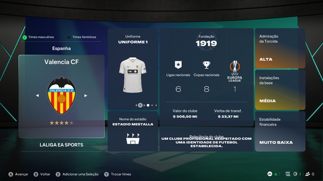 EA FC 27: 10 times para reconstruir e dominar o Modo Carreira