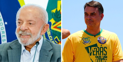 Luiz In&aacute;cio Lula da Silva (PT) e Fl&aacute;vio Bolsonaro (PL) Foto: Divulga&ccedil;&atilde;o