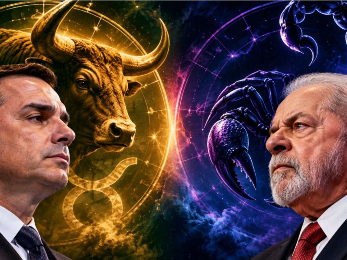 Lula e Flávio Bolsonaro: até os signos estão em lados opostos