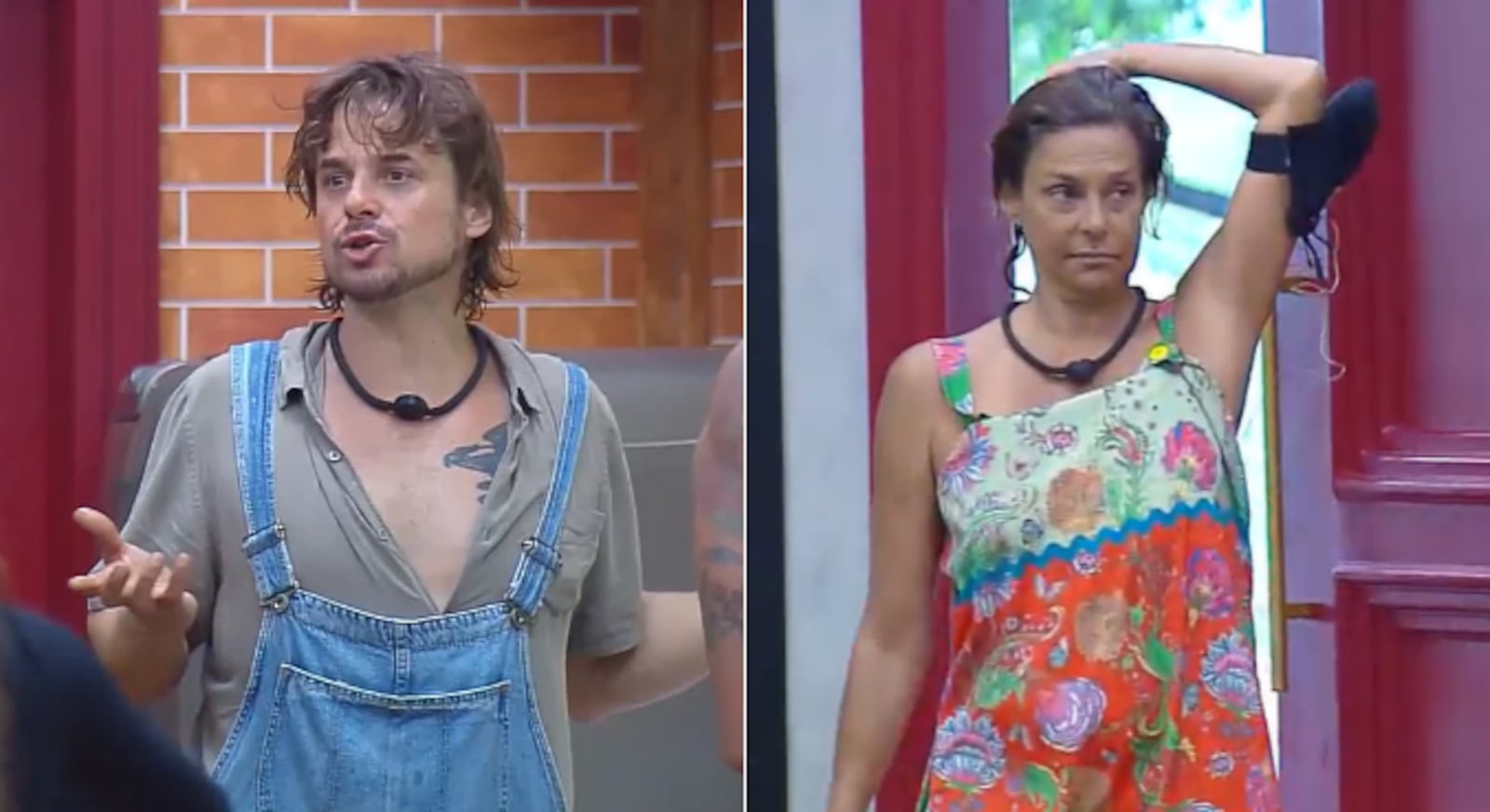 Daniel e Giovanna se odeiam e não escondem isso em A Fazenda Reprodução/RecordPlus