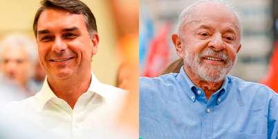 Fl&aacute;vio Bolsonaro (PL) e Luiz In&aacute;cio Lula da Silva (PT). Fotos: Vittor Sales/Divulga&ccedil;&atilde;o Campanha Fl&aacute;vio Bolsonaro e Ricardo Stuckert Foto: Vittor Sales/Divulga&ccedil;&atilde;o Campan / Estad&atilde;o