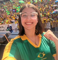 Maria Eduarda Campopiano Monteiro foi a candidata a deputada estadual mais votada em SP Foto: Reprodução/Instagram
