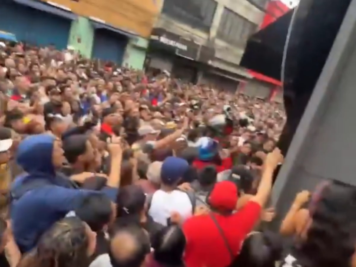Loja em SP anuncia TV a R$ 20 e inauguração causa tumulto no Brás: ‘Estou na fila há três dias’