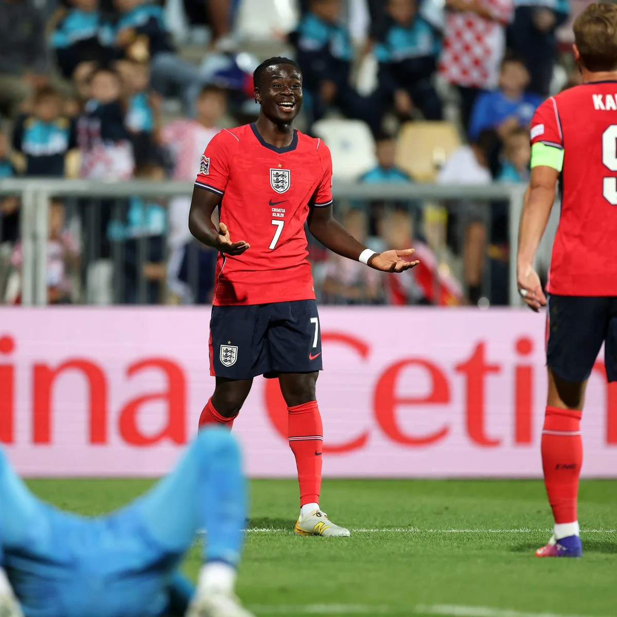 Inglaterra atropela a Croácia com show de Kane e Saka pela Liga das Nações