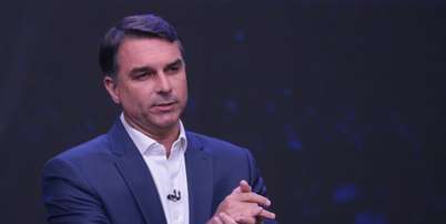 O candidato do PL à Presidência, Flávio Bolsonaro Foto: Werther Santana/Estadão / Estadão