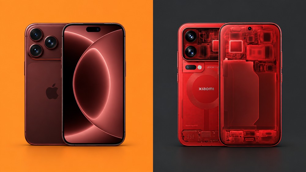 iPhone 18 Pro Max vs Xiaomi 18 Pro Max — Foto: Arte/TechTudo
