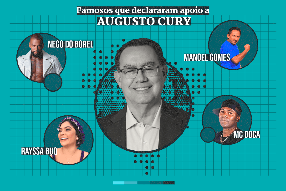 Infográfico: veja famosos que declararam apoio aos candidatos à Presidência