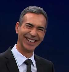 A alegria de César Tralli no fim da apuração de votos incomodou parte da internet Foto: Reprodução/TV