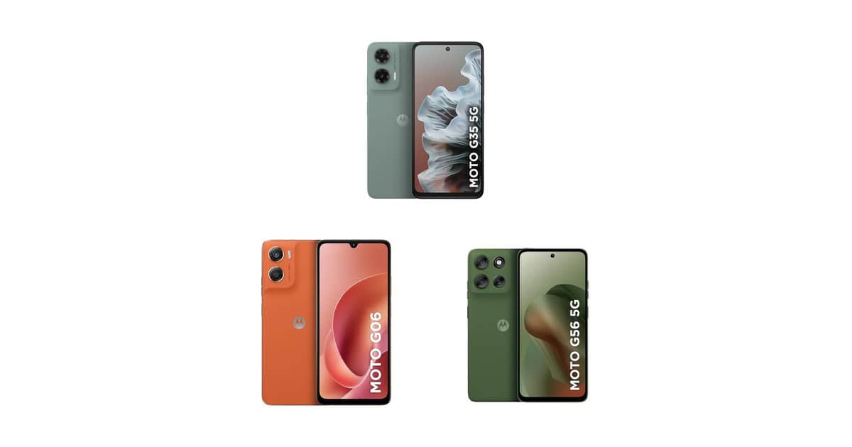 Motorola em destaque: veja uma seleção de smartphones 5G e câmeras com IA em promoção na Amazon