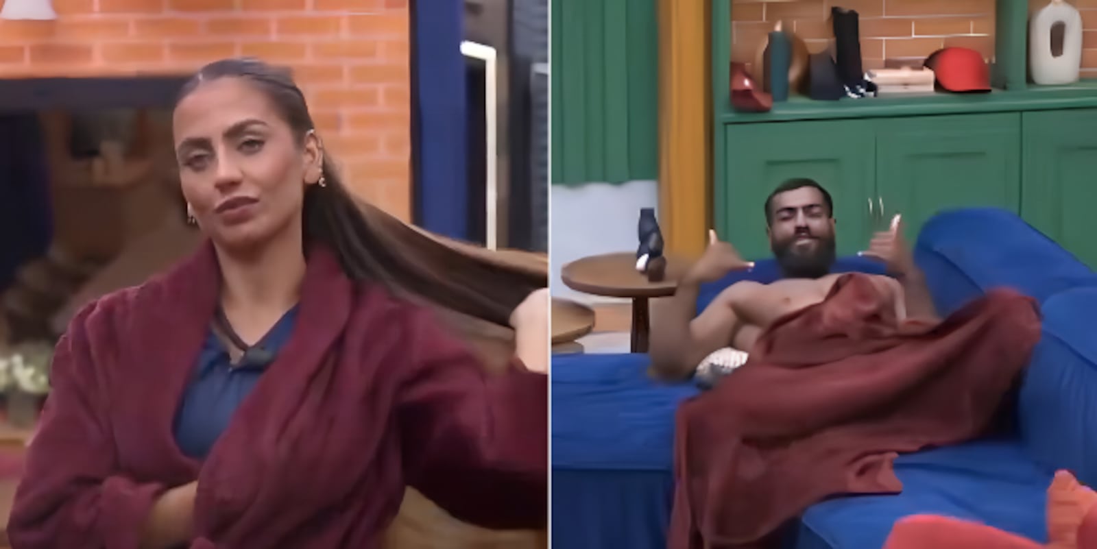 Peoa elogiou a esposa de Neymar e deu chega para lá em Rikardo Reprodução/RecordPlus