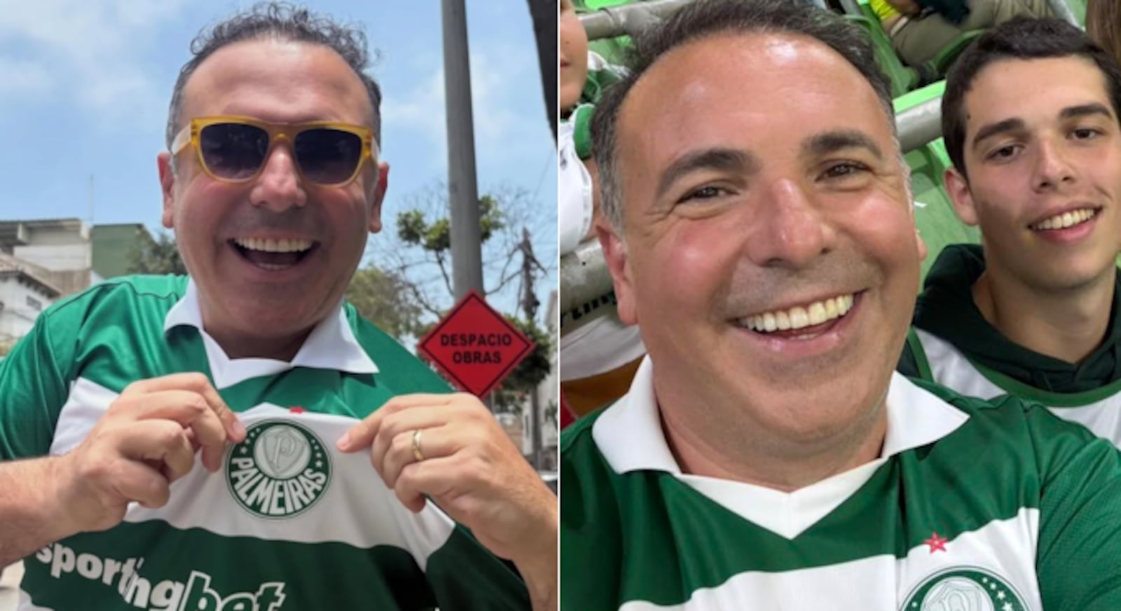 O apresentador do Cidade Alerta confiou tanto no elenco alviverde que garantiu sua viagem ao Uruguai em março Reprodução/Instagram