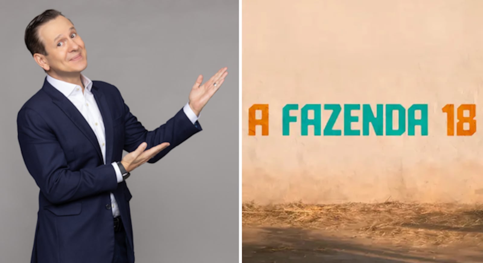Zucatelli declarou que a décima oitava temporada de A Fazenda está puro fogo no feno Edu Moraes/RECORD & Divulgação/RECORD