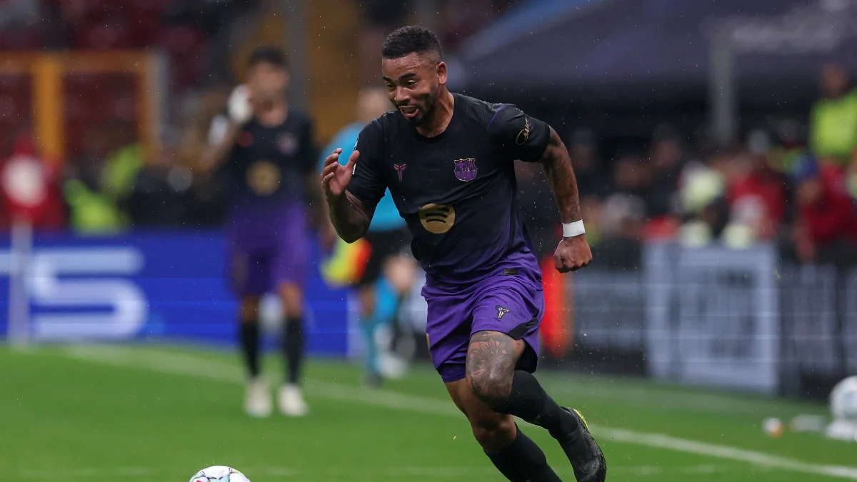 Jesus tem 2ª melhor média de participações em gols por minuto no Barcelona
